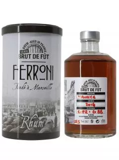 ラム酒 Mauritius Maison Ferroni 2014 Original wooden case of 1 bottle (50cl)